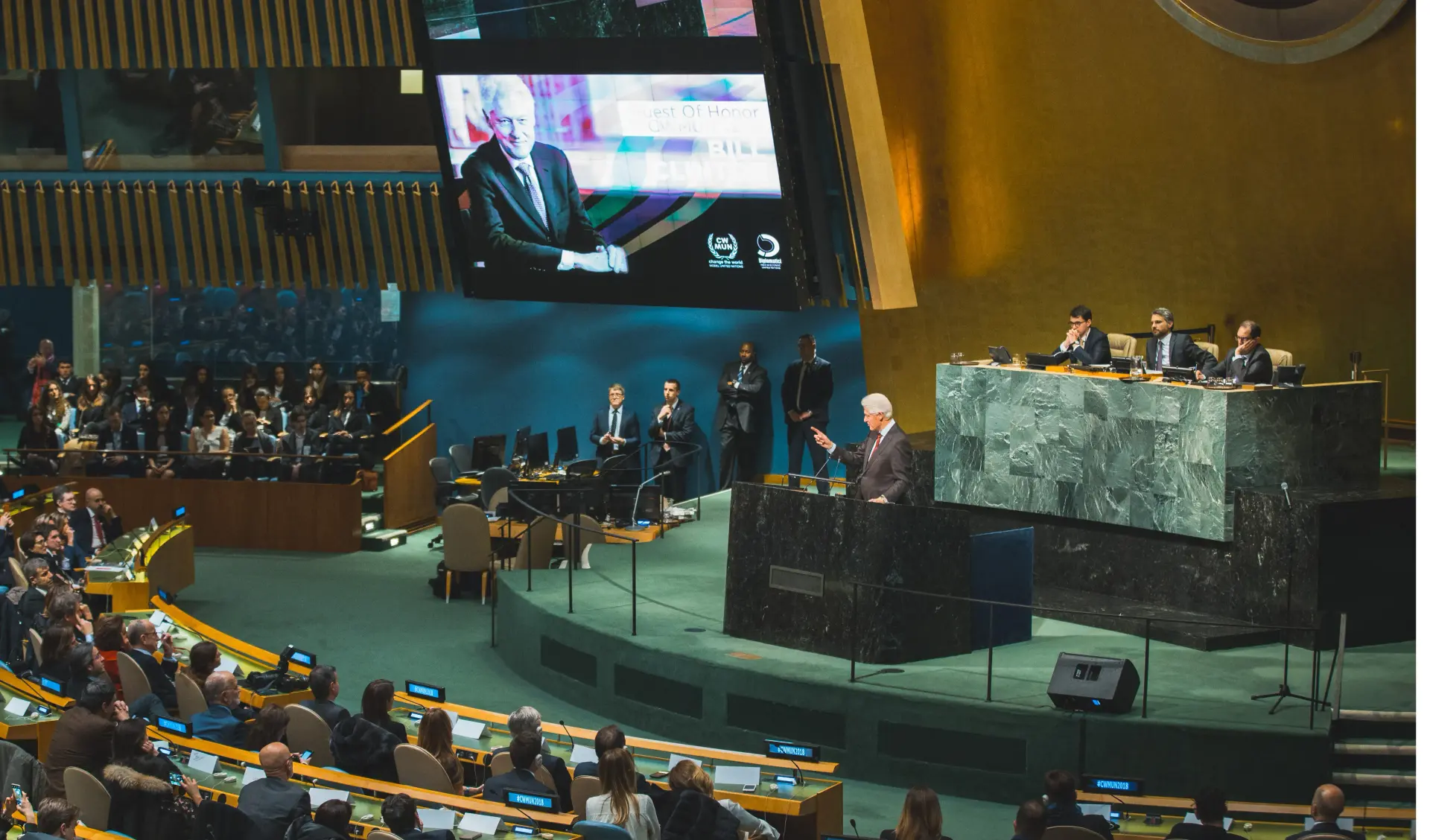 Bill Clinton al Change the World New York